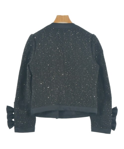 noir kei ninomiya（ノワールケイニノミヤ）ノーカラージャケット 黒 サイズ:-(M位) レディース/2200711469013