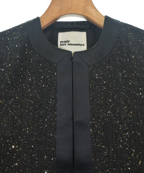noir kei ninomiya（ノワールケイニノミヤ）ノーカラージャケット 黒 サイズ:-(M位) レディース/2200711469013