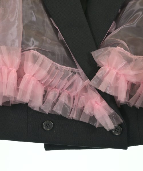 noir kei ninomiya（ノワールケイニノミヤ）カジュアルジャケット 黒 サイズ:S レディース/2200713691030
