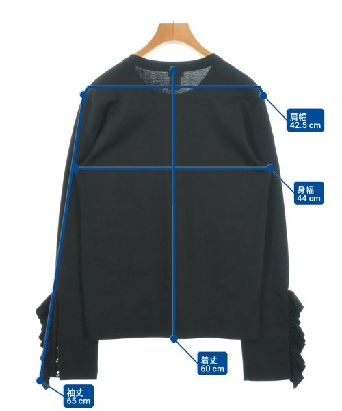 noir kei ninomiya（ノワールケイニノミヤ）Tシャツ・カットソー 黒 サイズ:M レディース/2200714291024
