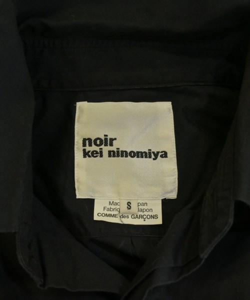 noir kei ninomiya（ノワールケイニノミヤ）カジュアルシャツ 黒 サイズ:S レディース/2200711171039