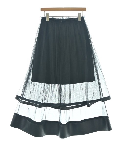 noir kei ninomiya（ノワールケイニノミヤ）ロング・マキシ丈スカート 黒 サイズ:XS レディース/2200717756032