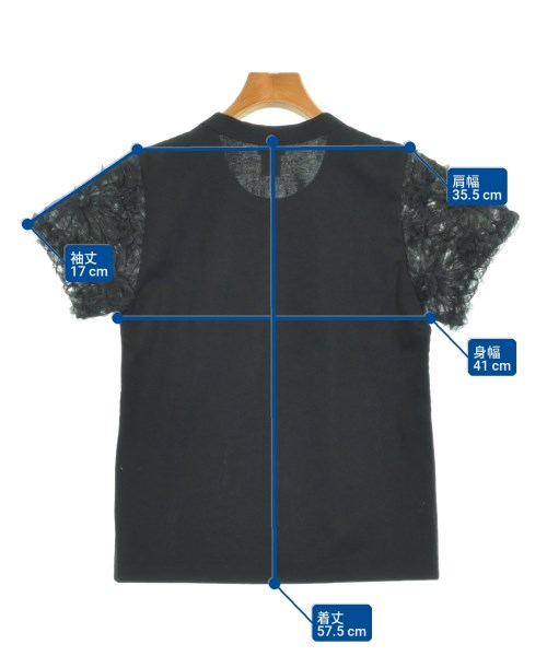 noir kei ninomiya（ノワールケイニノミヤ）Tシャツ・カットソー 黒 サイズ:S レディース/2200718537067