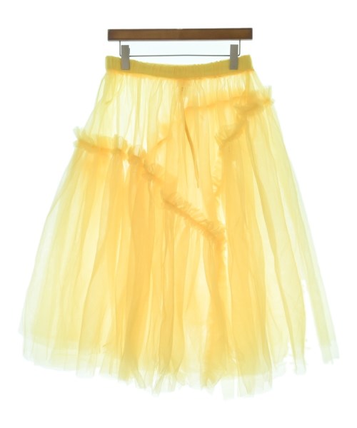 noir kei ninomiya(ノワール　ケイ　ニノミヤ)ロング・マキシ丈スカート 黄 サイズ:S/2200632903030