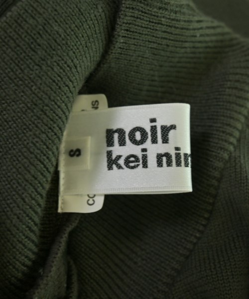 noir kei ninomiya（ノワールケイニノミヤ）ニット・セーター カーキ サイズ:S レディース/2200645208047