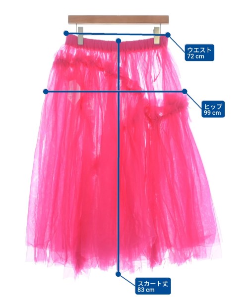 noir kei ninomiya（ノワールケイニノミヤ）ロング・マキシ丈スカート ピンク サイズ:S レディース/2200642227133