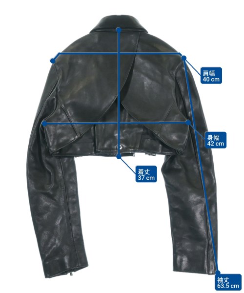 noir kei ninomiya（ノワールケイニノミヤ）ライダース 黒 サイズ:M レディース/2200634836015