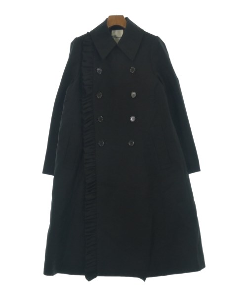 noir kei ninomiya(ノワール　ケイ　ニノミヤ)ステンカラーコート 黒 サイズ:S/2200634836039