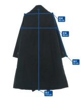 noir kei ninomiya（ノワールケイニノミヤ）ステンカラーコート 黒 サイズ:S レディース/2200634836039