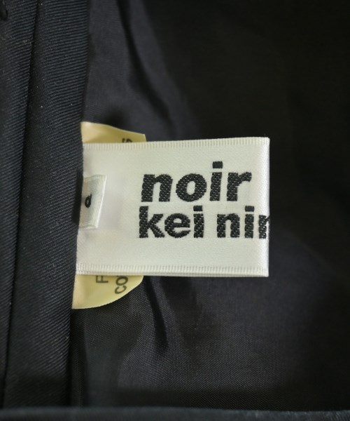 noir kei ninomiya（ノワールケイニノミヤ）ノーカラージャケット 黒 サイズ:S レディース/2200634836053
