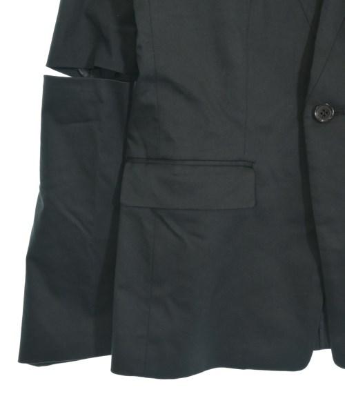 noir kei ninomiya（ノワールケイニノミヤ）ノーカラージャケット 黒 サイズ:S レディース/2200634836053