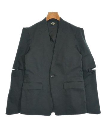 ノワールニノミヤジャケット noir kei ninomiya（ノワールケイニノミヤ）ノーカラージャケット 黒