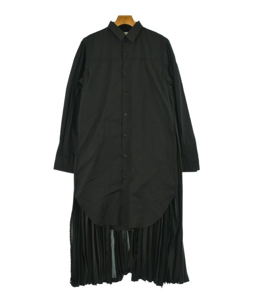 noir kei ninomiya(ノワール　ケイ　ニノミヤ)シャツワンピース 黒 サイズ:L/2200636357020