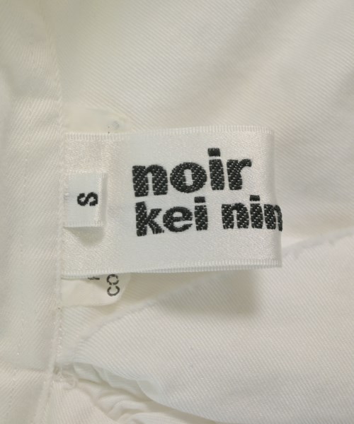 noir kei ninomiya（ノワールケイニノミヤ）カジュアルシャツ 白 サイズ:S レディース/2200647992074