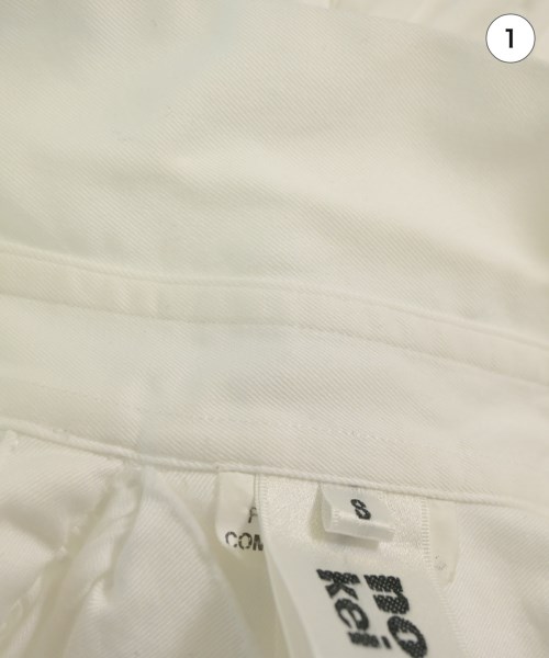 noir kei ninomiya（ノワールケイニノミヤ）カジュアルシャツ 白 サイズ:S レディース/2200647992074