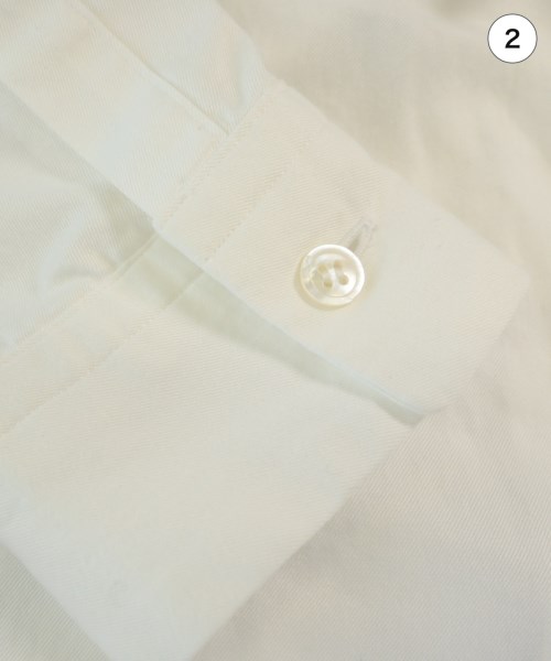 noir kei ninomiya（ノワールケイニノミヤ）カジュアルシャツ 白 サイズ:S レディース/2200647992074