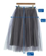 noir kei ninomiya（ノワールケイニノミヤ）ロング・マキシ丈スカート グレー サイズ:S レディース/2200647992142