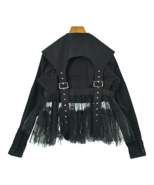 noir kei ninomiya（ノワールケイニノミヤ）カジュアルシャツ 黒 サイズ:XS レディース/2200649340057