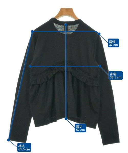 noir kei ninomiya（ノワールケイニノミヤ）Tシャツ・カットソー 黒 サイズ:-(M位) レディース/2200651303026