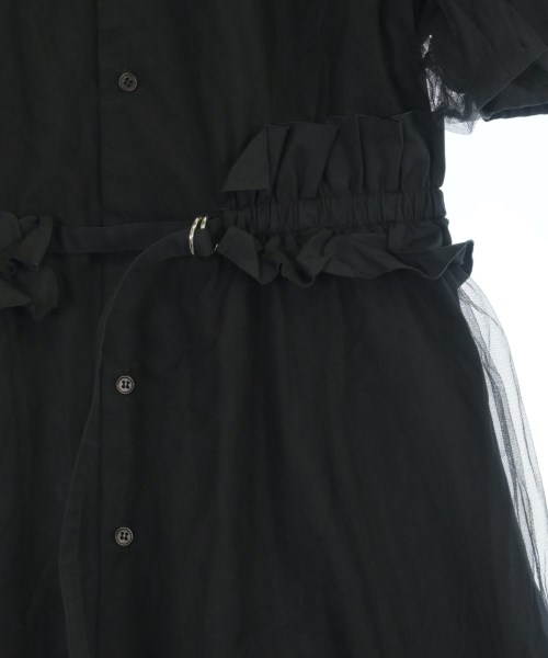 noir kei ninomiya（ノワールケイニノミヤ）シャツワンピース 黒 サイズ:S レディース/2200646213033