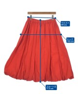 noir kei ninomiya（ノワールケイニノミヤ）ロング・マキシ丈スカート 赤 サイズ:M レディース/2200652539042