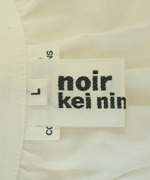 noir kei ninomiya（ノワールケイニノミヤ）シャツワンピース 白 サイズ:L レディース/2200652714012