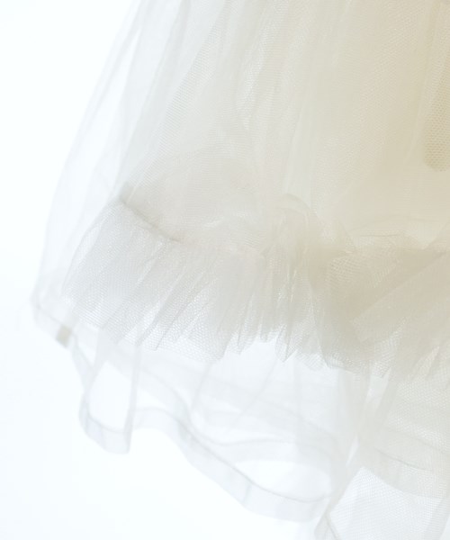 noir kei ninomiya（ノワールケイニノミヤ）ひざ丈スカート 白 サイズ:S レディース/2200653957012