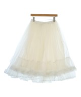 noir kei ninomiya（ノワールケイニノミヤ）ひざ丈スカート 白 サイズ:S レディース/2200653957012