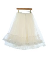 noir kei ninomiya（ノワールケイニノミヤ）ひざ丈スカート 白 サイズ:S レディース/2200653957012
