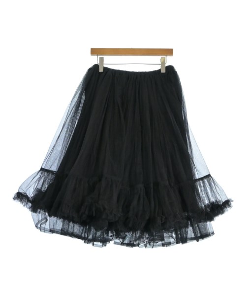 noir kei ninomiya（ノワールケイニノミヤ）ひざ丈スカート 黒 サイズ:XS レディース/2200653957029