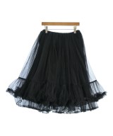 noir kei ninomiya（ノワールケイニノミヤ）ひざ丈スカート 黒 サイズ:XS レディース/2200653957029