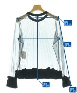 noir kei ninomiya（ノワールケイニノミヤ）ブラウス 黒 サイズ:S レディース/2200696665158