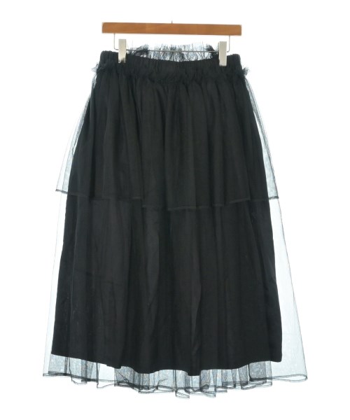 noir kei ninomiya（ノワールケイニノミヤ）ロング・マキシ丈スカート 黒 サイズ:M レディース/2200704597037