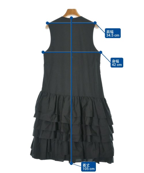 noir kei ninomiya（ノワールケイニノミヤ）ワンピース 黒 サイズ:S レディース/2200704873018