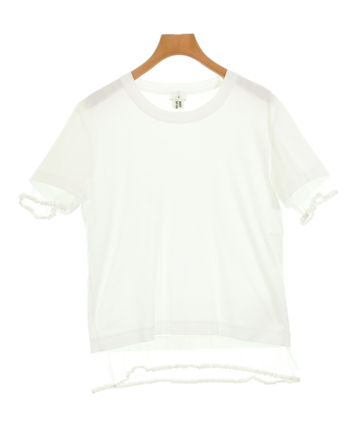 noirkeininomiyaノワールケイニノミヤホワイトカーゴパンツ サイズS noir kei ninomiya（ノワールケイニノミヤ）Tシャツ・カットソー 白