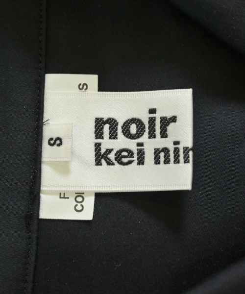 noir kei ninomiya（ノワールケイニノミヤ）シャツワンピース 黒 サイズ:S レディース/2200705250023