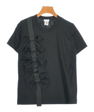 美品 noir kei ninomiya ベルト シフォン ドッキング Tシャツ noir kei ninomiya（ノワールケイニノミヤ）Tシャツ・カットソー 黒