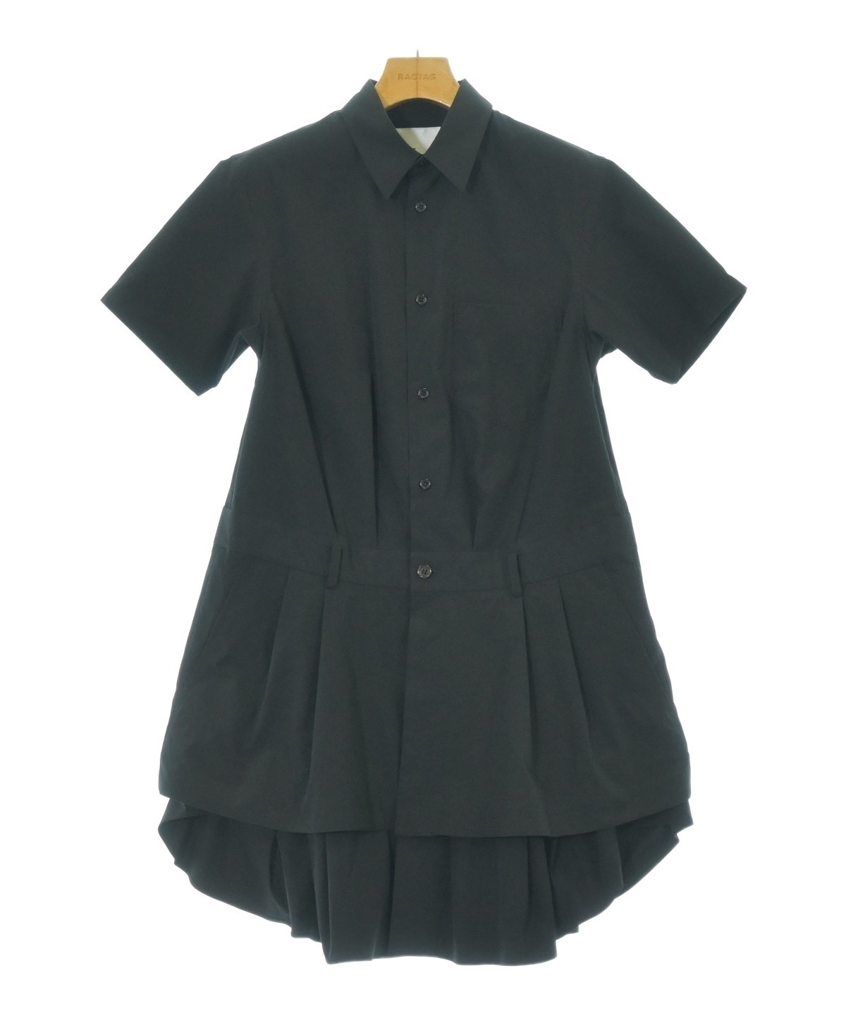 noir kei ninomiya（ノワールケイニノミヤ）シャツワンピース 黒