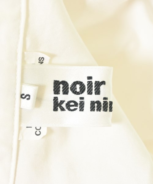 noir kei ninomiya（ノワールケイニノミヤ）シャツワンピース 白 サイズ:S レディース/2200706523034