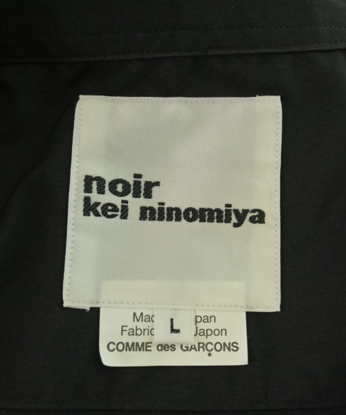 noir kei ninomiya（ノワールケイニノミヤ）シャツワンピース 黒 サイズ:L レディース/2200675158084