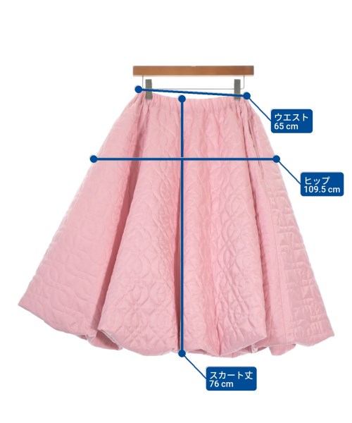 noir kei ninomiya（ノワールケイニノミヤ）ロング・マキシ丈スカート ピンク サイズ:XS レディース/2200665579035