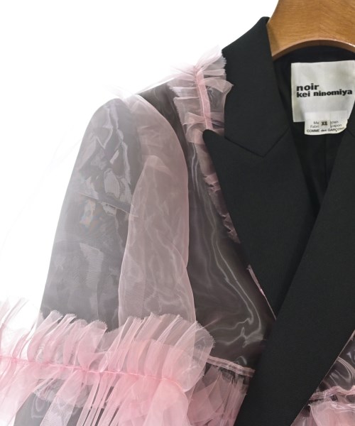 noir kei ninomiya（ノワールケイニノミヤ）カジュアルジャケット 黒 サイズ:XS レディース/2200666603081