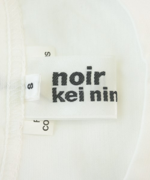 noir kei ninomiya（ノワールケイニノミヤ）Tシャツ・カットソー 白 サイズ:S レディース/2200666603111