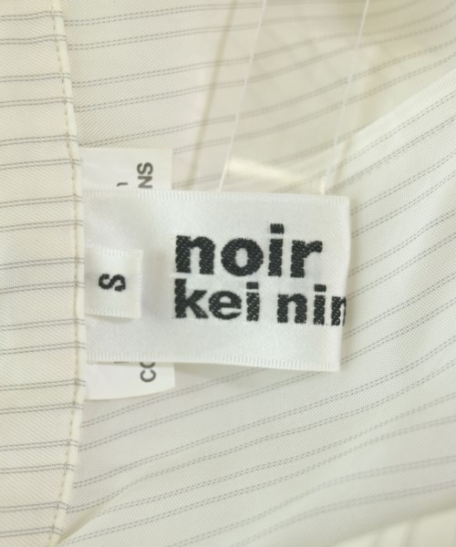 noir kei ninomiya（ノワールケイニノミヤ）ブラウス 白 サイズ:S レディース/2200667551169