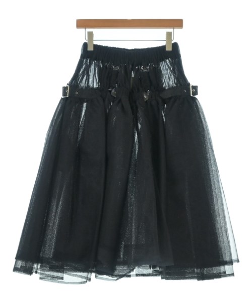 noir kei ninomiya（ノワールケイニノミヤ）ひざ丈スカート 黒 サイズ:XS レディース/2200667434226