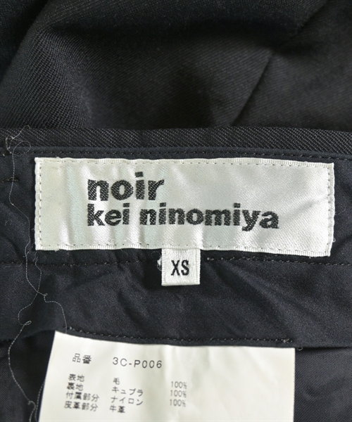 noir kei ninomiya（ノワールケイニノミヤ）スラックス 黒 サイズ:XS レディース/2200667852167