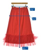 noir kei ninomiya（ノワールケイニノミヤ）ロング・マキシ丈スカート 赤 サイズ:S レディース/2200668805056