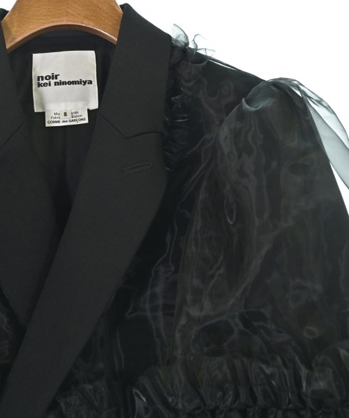 noir kei ninomiya（ノワールケイニノミヤ）カジュアルジャケット 黒 サイズ:S レディース/2200669148039