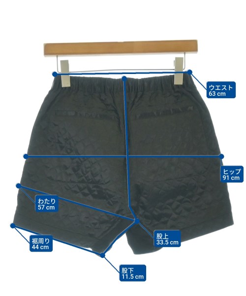 noir kei ninomiya（ノワールケイニノミヤ）ショートパンツ 黒 サイズ:XS レディース/2200667708280