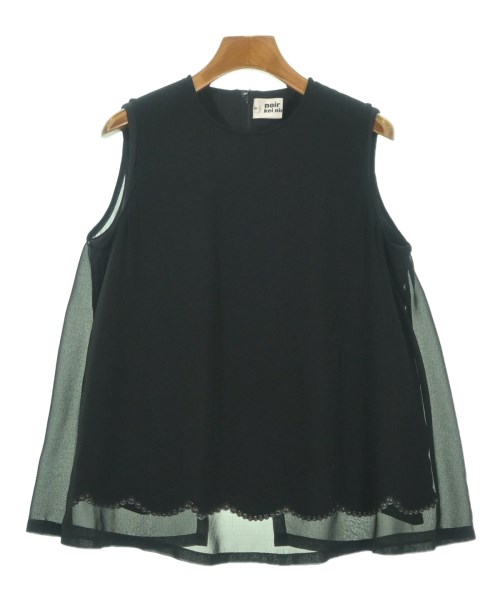 noir kei ninomiya(ノワール　ケイ　ニノミヤ)ブラウス 黒 サイズ:S/2200668567060